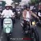 Konvoi Motor Capres Ganjar Pranowo Bersama Pendukungnya di Jawa Barat