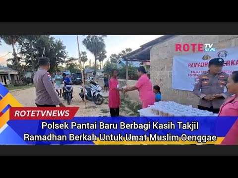 ramadhan-berkah,-polsek-pantai-baru-berbagi-takjil-kepada-masyarakat-oenggae